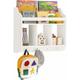 Sobuy - Children Kids Wall Shelf Book Shelf Toy Shelf Storage Display Shelf Rack,KMB46-W