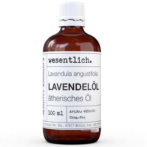 Lavendelöl – ätherisches Öl von wesentlich. 100 ml