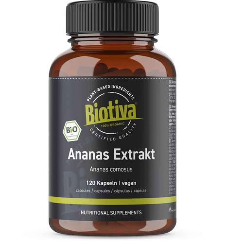 Biotiva Ananas Extrakt Kapseln Bio 72 g