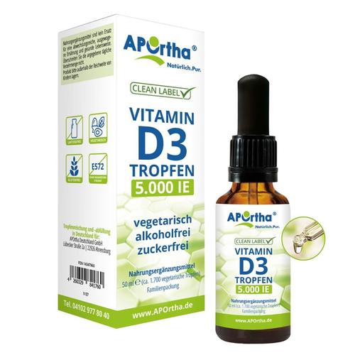 Vitamin D3 Tropfen 5.000 I.e. 125 µg 50 ml