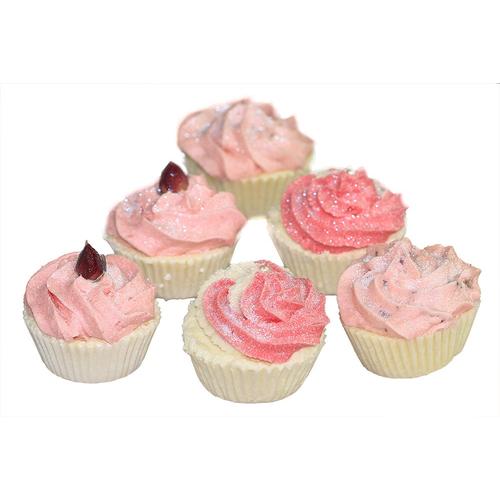 Greendoor Geschenk Set Badecupcake Frozen Rose 300 g