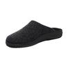 Pantoffel ROHDE "SOLTAU-H", Herren, Gr. 45, grau (anthrazit, meliert), Filz, klassisch, Schuhe, Hausschuh, Schlappen, Clog mit seitlichem Label