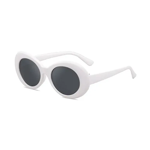 Vintage Bold Mod Starke Oval Sonnenbrille Chic Clout Brille Gläser Party Kostüm Neuheit Sonnenbrille
