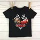 Disney Kinder T shirt Auto Pixar Blitz McQueen Cartoon Grafik Baby Mädchen Kleidung Baumwolle Jungen