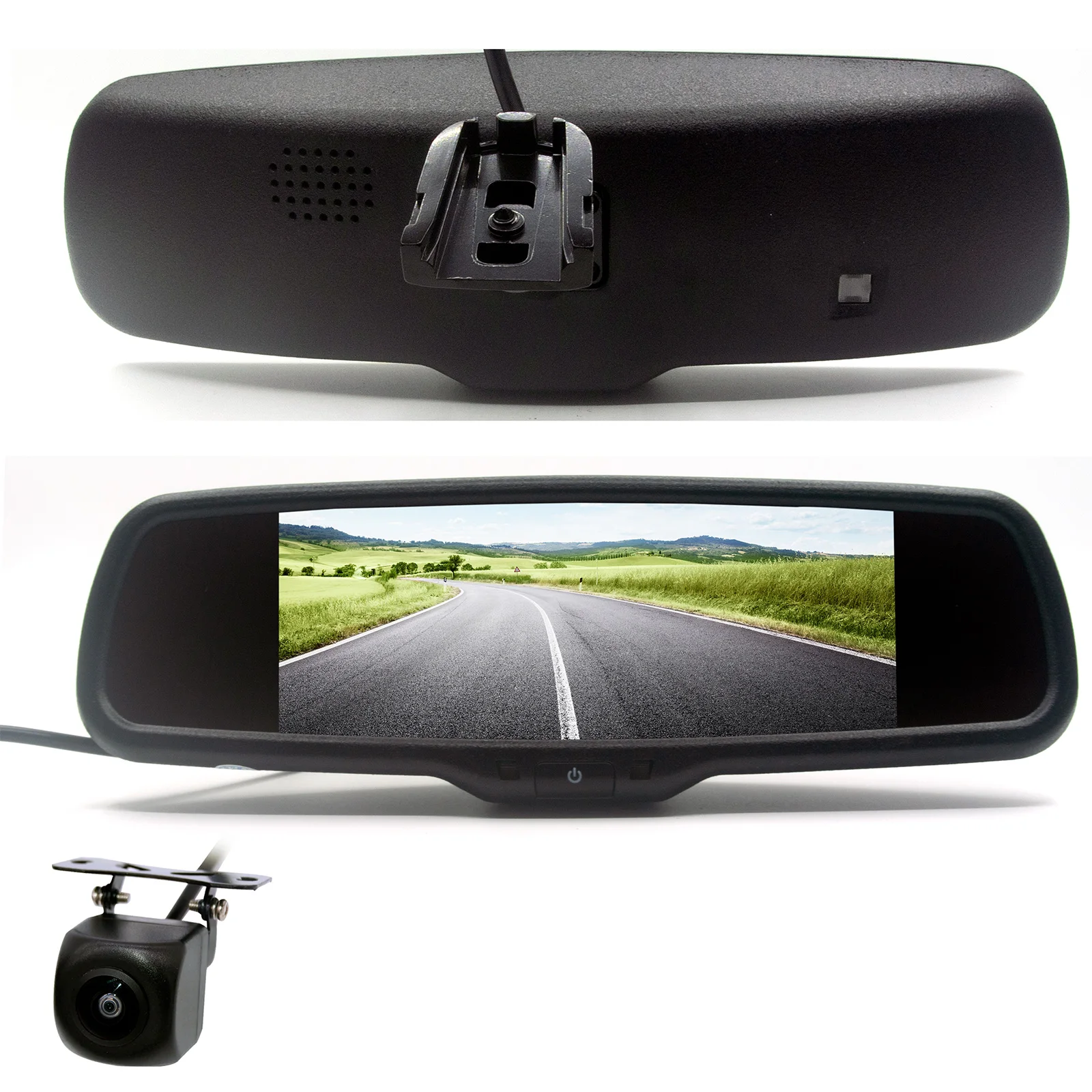 Anshilong ahd 7.5 "tft lcd rückspiegel auto monitor video eingang 2ch mit einer speziellen halterung Image