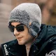 Neue Unisex Winter Gestrickte Hut Mit Ohr Schutz Mode Beanie Hüte Für Männer Frauen Outdoor Earflap