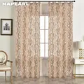 Ready Made Semi-Blackout Curtains Blind Panel Fabrics for Window Modern Living Room Treatment Purple