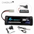 7.2V 5000mAh Ni-MH SC battery and 7.2v charger for RC toys tank car Airplane Helicopter With Tamiya