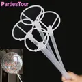 15 Set 16" Long Clear Balloon Holder for LED Bobo Balloons Stick with Cups Bubble Ballons Sticks