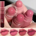 4pc/set Matte Lipstick Pen Velvet Rose Purple Lip Tint Combo Long Lasting Waterproof Non-stick Cup