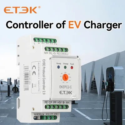 ETEK Evse Controller Electronic Protocol EPC Chontroller EV Charger Station Cable Socket 32A AC 240V