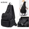 Tactical Chest Sling Bag Hunting Gun Holster Military Backpack Outdoor Camping Hiking Molle Pouch