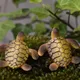 1pc Mini Sea Turtle Model Resin Ornaments Aquarium Fish Tank Home Landscape Decoration Accessories