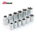 E Type Sockets 1/2 Tool E10 E11 E24 Female Torx Socket For Ratchet Star Box End Wrench Head E12 E14