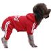 YUANHUILI Dog Clothes Four-Legged Puppy Vest Soft Material (XL Red)