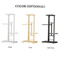 4-Tier Display Shelf Flower Pots Rack Plant Stand Potting Ladder Planter Stand Heavy Duty Storage Shelving Rack for Potted Plants