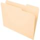 ZQRPCA File Folders 1/3 Tab Cut Right Position Letter Size 30% Recycled Manila Pack Of 100 OD752 1/3-3