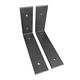 2 Pack - Angle Shelf Bracket Iron Shelf Brackets Metal Shelf Bracket Industrial Shelf Bracket Modern Shelf Bracket Shelving