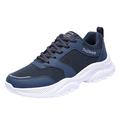 TOWED22 Men s Walking Tennis Shoes Mesh Lightweight Lace Up Breathable Mesh Comfortable Sneaker(Blue 12)