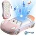 Homaful Multifunctional Baby Early Learning Smart Car Cell Phone Toys W/ Projection Light & Music&Teether Best Christmas Birthday Gifts for Learing & Playing- Toddlers Boys or Girls Gift 18+Months