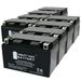 YTZ10S 12V 8.6AH Replacement Battery compatible with ExpertPower YTZ10S - 8 Pack