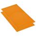 Uxcell PMMA Acrylic Sheets Colored Non Transparent 12 x 6 Inch Orange for Crafts 2 Pack