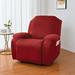 Grianlook Plain Armchair Cover Stretch Sofa Covers Elastic Slipcover Solid Color Couch Cover Furniture Protector Red 2 Seat