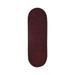 Better Trends Chenille Reversible Rug - Burgundy 2 x 9 in.