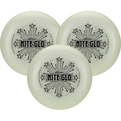 Discraft Ultra-Star 175g Ultimate Frisbee Disc Nite Glo 3 Pack