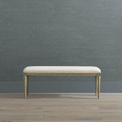 Etienne Bench - French Linen with Performance Line...