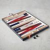 Leather Tabletop Backgammon Set - Frontgate
