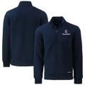 Men's Cutter & Buck Navy PGA TOUR Volunteers Big Tall Roam Eco Recycled Full-Zip Jacket