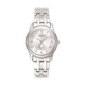 Women's Bulova Silver South Alabama Jaguars Silver-Tone Dial Stainless Steel Quartz Watch