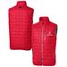 Men's Cutter & Buck Red PGA TOUR Volunteers Big Tall Rainier PrimaLoft Eco Insulated Full-Zip Puffer Vest