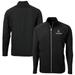 Men's Cutter & Buck Black PGA TOUR Volunteers Big Tall Adapt Eco Knit Hybrid Recycled Full-Zip Jacket