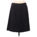 Adrienne Vittadini Casual Skirt: Black Solid Bottoms - Women's Size 10