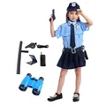 Costume de policier américain pour enfants déguisement de policier pour filles ensemble uniforme