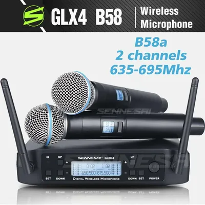 SENNESAI-Microphone sans fil pour touristes professionnels système 600-699MHz performances