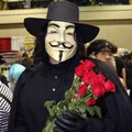 Masque de Cosplay de la ixd'Halloween V pour Vendetta Robe de Barrage de Guy Fawkes Anonymous