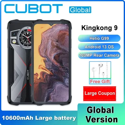 Cubot Kingkong 9 6 583 Amendments FHD + Helio G99 Android 13 24 Go + 256 10600