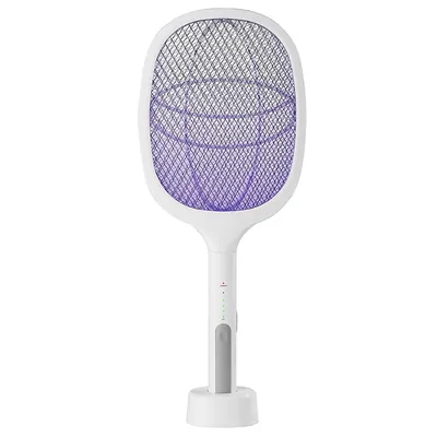 Raquette anti-moustiques aste par USB avec lampe violette piège à séduction nuit d'été outils de