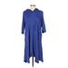 Soft Surroundings Casual Dress - Popover: Blue Dresses - Women's Size X-Small Petite