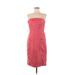 Carmen Marc Valvo Cocktail Dress: Pink Dresses - Women's Size 10