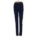 Levi's Jeans - Mid/Reg Rise Skinny Leg Denim: Blue Bottoms - Women's Size 25 - Dark Wash