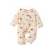 FOCUSNORM Halloween Outfit Newborn Baby Boy Girl Pumpkin Onesie Romper Long Sleeve Jumpsuit Playsuit Fall Clothes