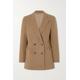 Blazé Milano - Cholita Everyday Double-breasted Camel Hair And Wool-blend Blazer - 2