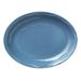 Libbey 903032008 11 5/8" x 9 1/4" Oval Cantina Platter - Porcelain, Blueberry