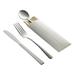 Libbey 193-SETKFB 3 Piece Flatware Kit w/ Fork, Knife, Spoon, & Napkin, Stainless Steel