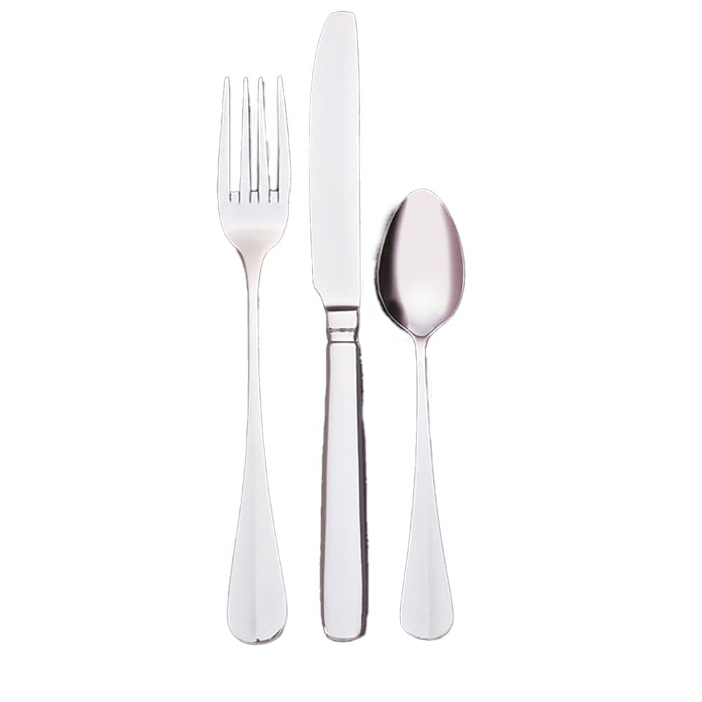 Libbey 213 2701 9 3/4" Dinner Knife with 18/0 Stainless Steel Grade, Baguette Pattern, Hollow Handle, Serrated Blade, 3 Dozen