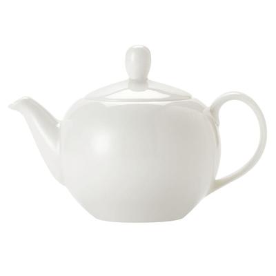 Libbey 840-901-152 15 1/4 oz Porcelana Teapot - Porcelain, Bright White